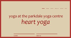 Desktop Screenshot of heartyoga.co.uk